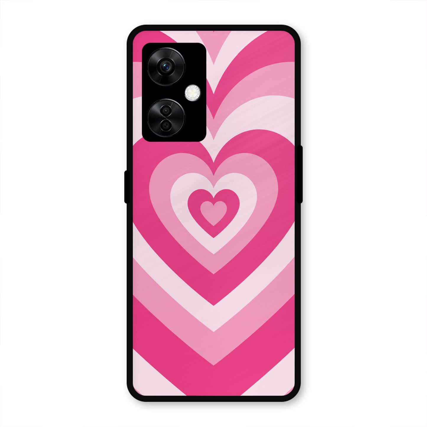 PINK RED HEART Y2K AESTHETIC PREMIUM GLOSSY PHONECASE FOR ONEPLUS NORD CE3 LITE