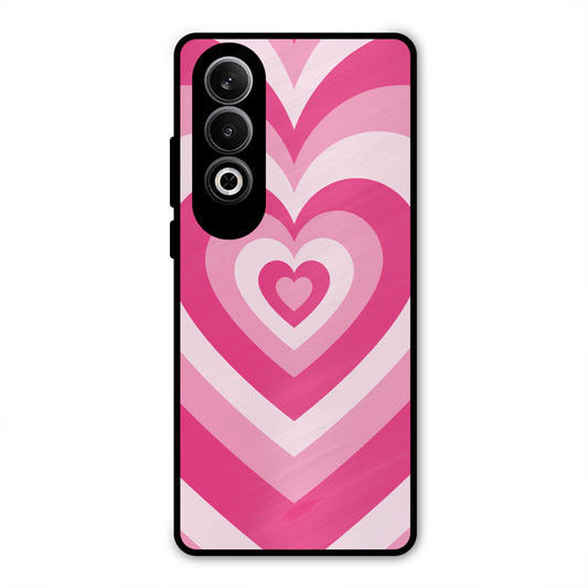 PINK RED HEART Y2K AESTHETIC PREMIUM GLOSSY PHONECASE FOR ONEPLUS NORD CE4