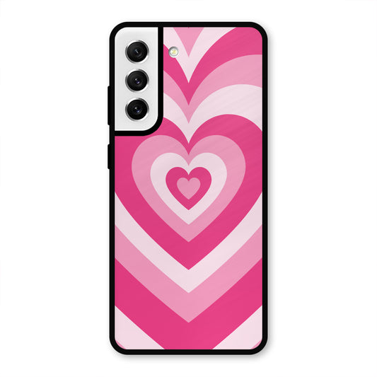 PINK RED HEART Y2K AESTHETIC PREMIUM GLOSSY PHONECASE FOR SAMSUNG S21 FE