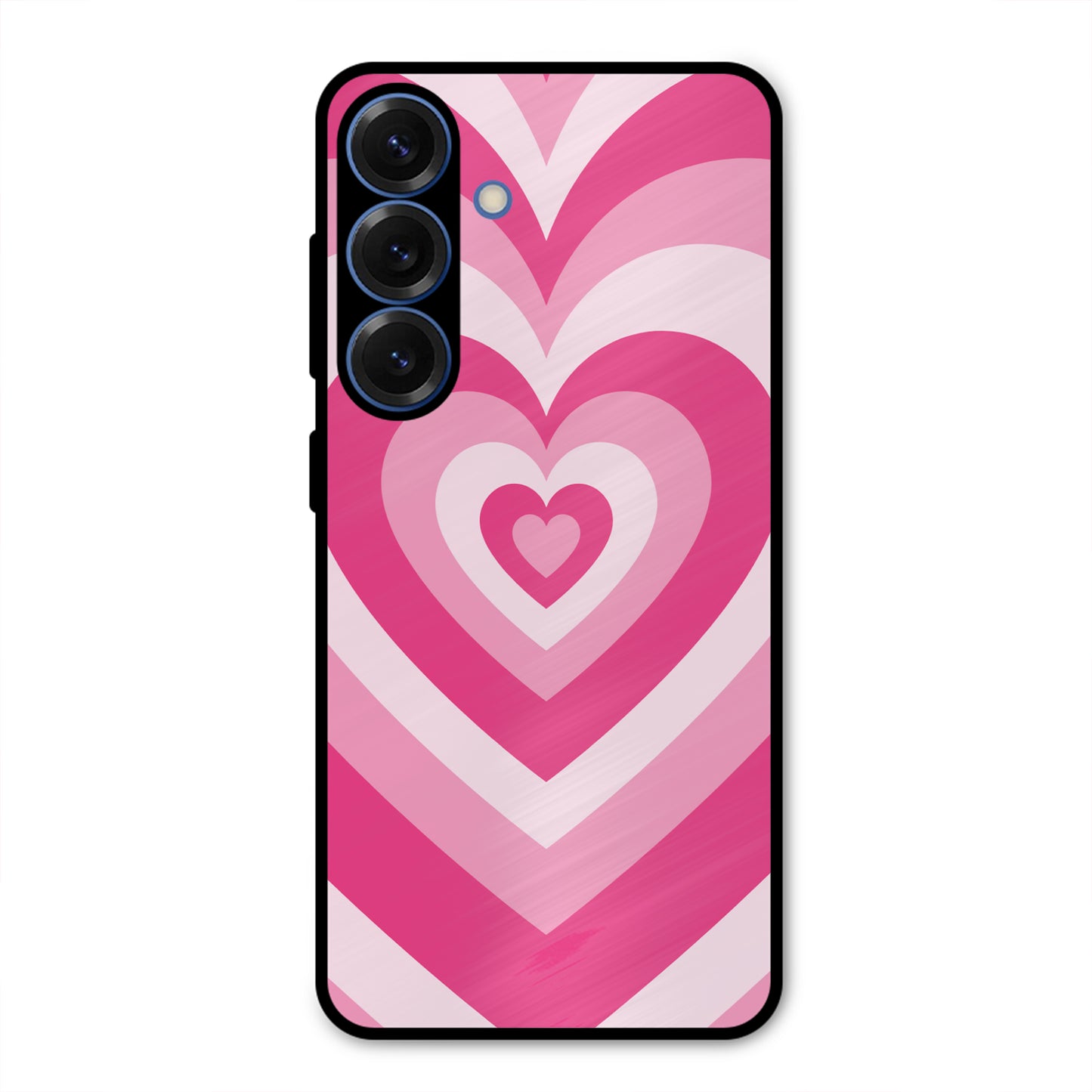 PINK RED HEART Y2K AESTHETIC PREMIUM GLOSSY PHONECASE FOR SAMSUNG S25 5G