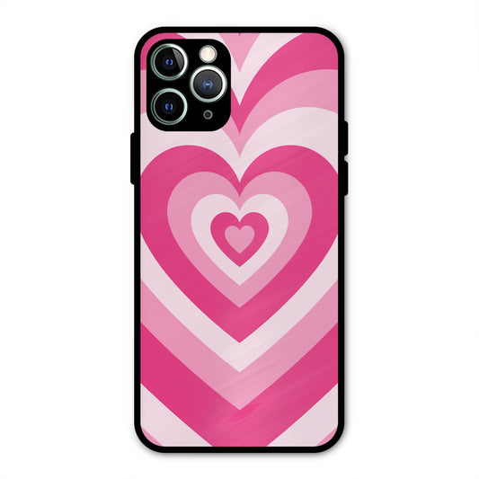 PINK RED HEART Y2K AESTHETIC PREMIUM GLOSSY PHONECASE FOR IPHONE 11 Pro Max