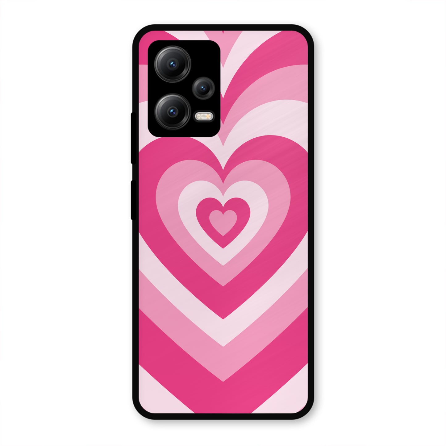 PINK RED HEART Y2K AESTHETIC PREMIUM GLOSSY PHONECASE FOR POCO X5 5G