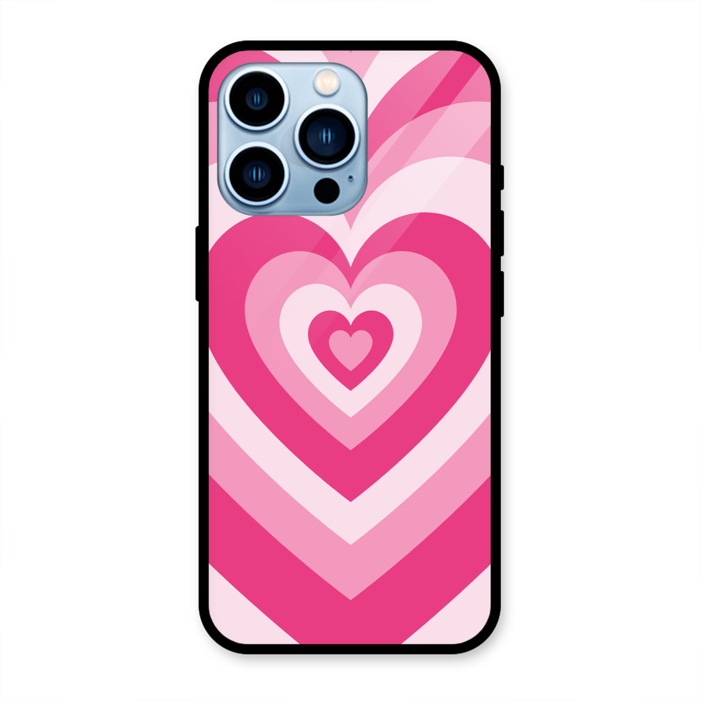 PINK RED HEART Y2K AESTHETIC PREMIUM GLOSSY PHONECASE FOR IPHONE IPHONE 13 PRO