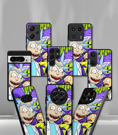 Rick Morty Psych Trippy Premium Glossy Case