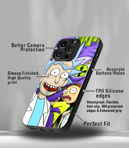 Rick Morty Psych Trippy Premium Glossy Case
