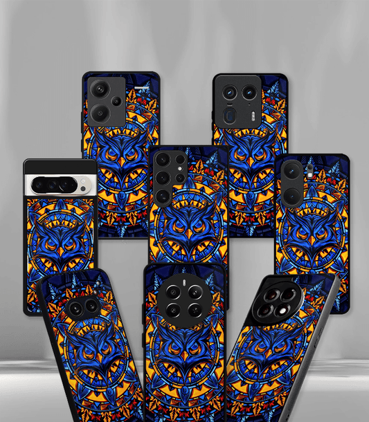 The Trippy Owl Psych Premium Glossy Case