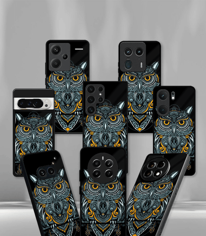 The Trippy Owl Psych Premium Glossy Case