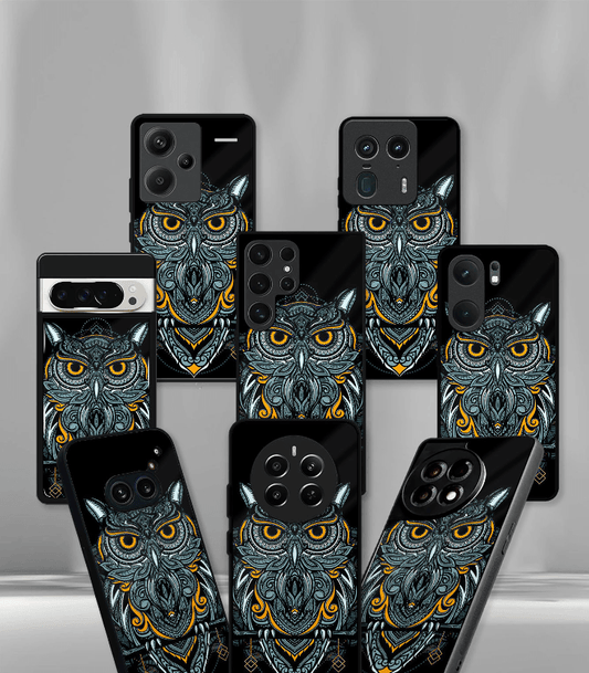 The Trippy Owl Psych Premium Glossy Case