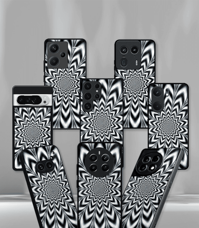 the trippy owl psych premium glossy case