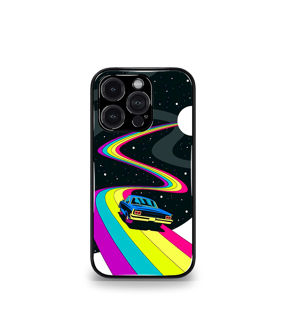 into space psych trippy premium glossy case compatible for every phone models.
