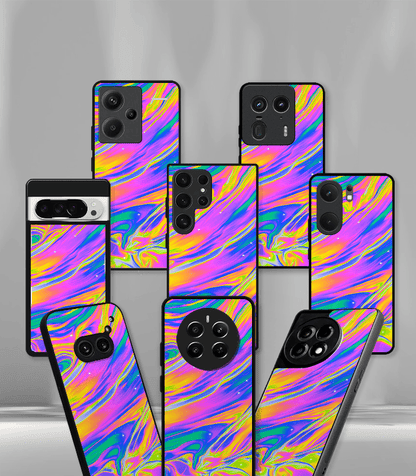 Psych Trippy Premium Glossy Case compatible for every phone models.