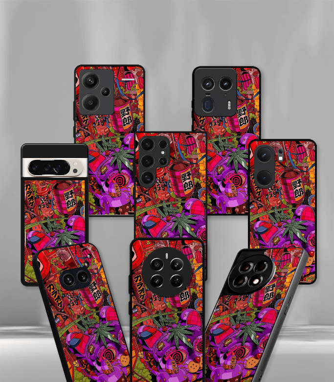 psych trippy premium glossy case compatible for every phone models.