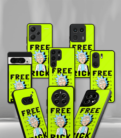 Free Rick Psych Trippy Premium Glossy Case.