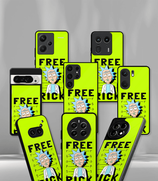 Free Rick Psych Trippy Premium Glossy Case.
