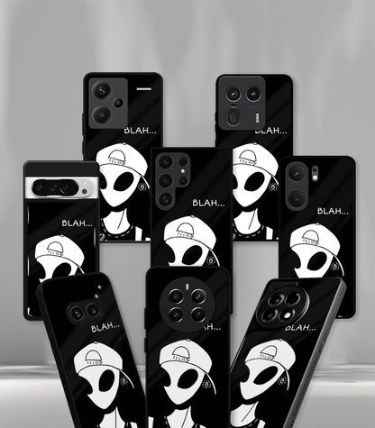 Blah Alien Psych Trippy Premium Glossy Case