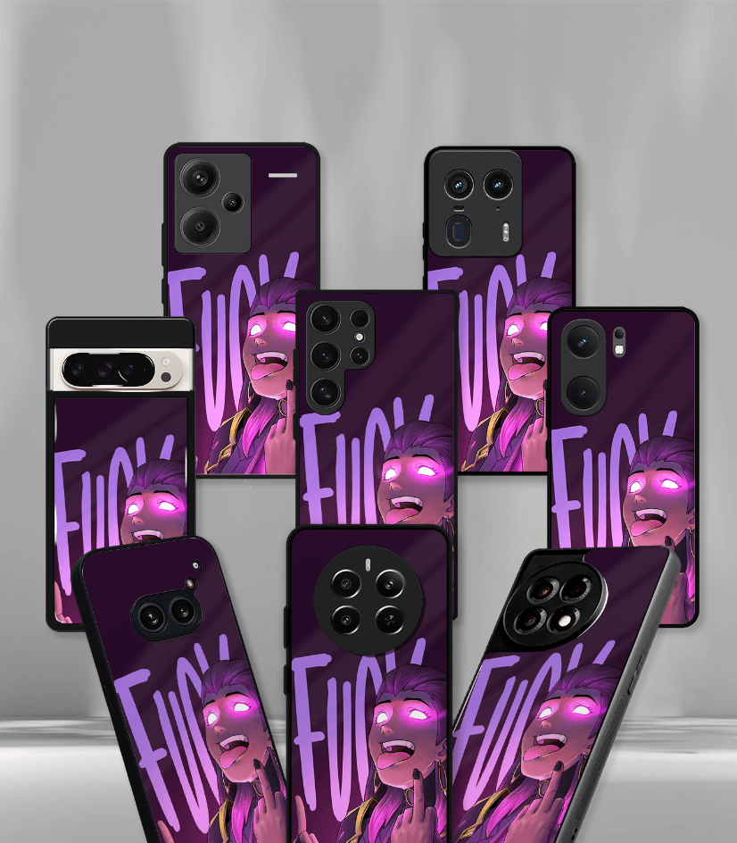 girly fuck psych trippy premium glossy case.