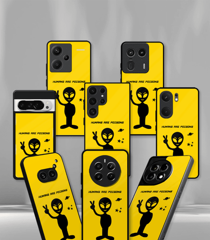 Humans are poisonous Psych Trippy Premium Glossy Case.