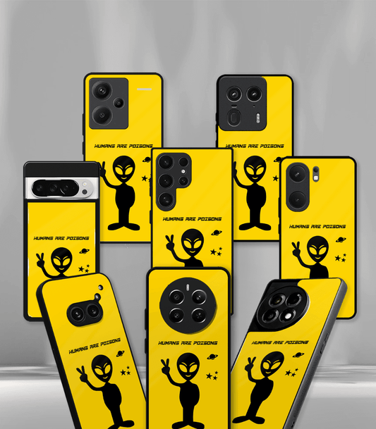 Humans are poisonous Psych Trippy Premium Glossy Case.