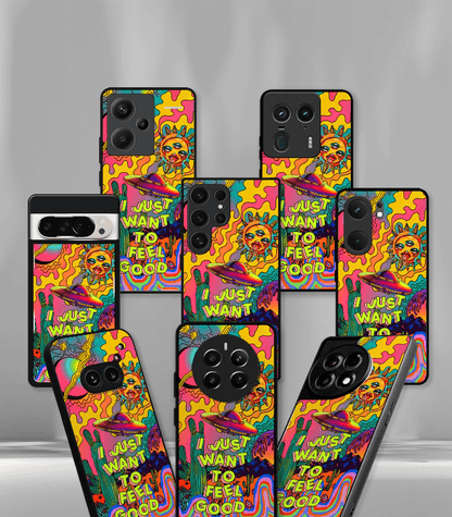 Psych Trippy Premium Glossy Case compatible for every phone models.