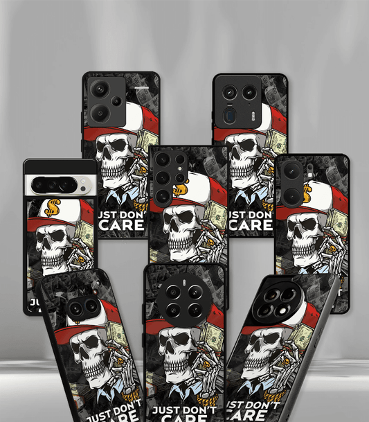 Just Don’t Care Psych Trippy Premium Glossy Case.