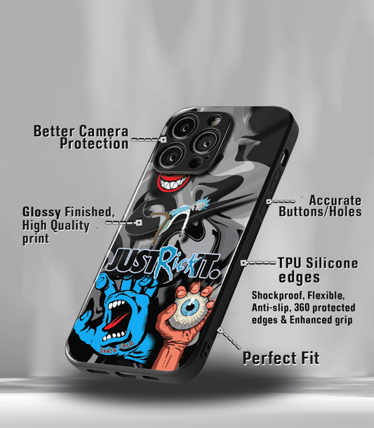 Just Rick It Psych Trippy Premium Glossy Case.