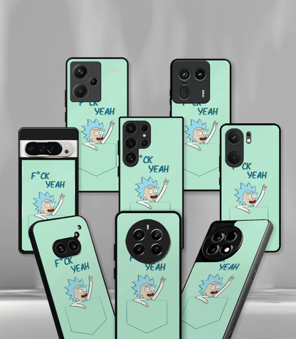 Fuck Yeah Morty Psych Trippy Premium Glossy Case.
