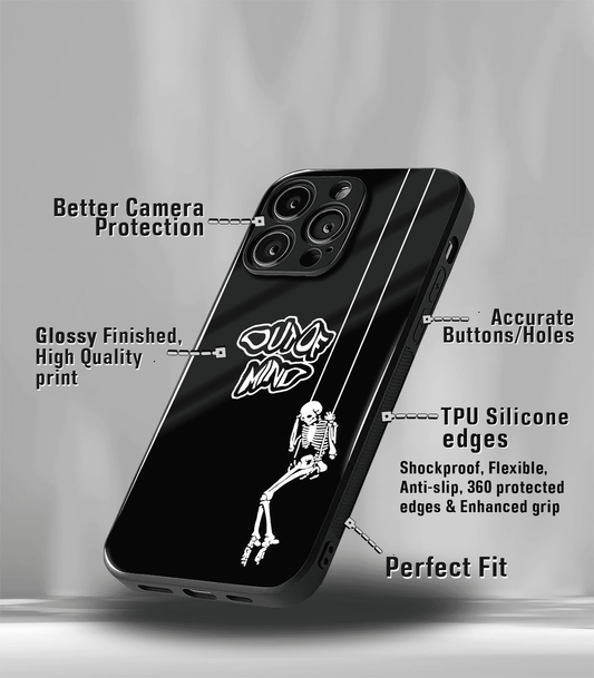 Out Of Mind Psych Trippy Premium Glossy Case.