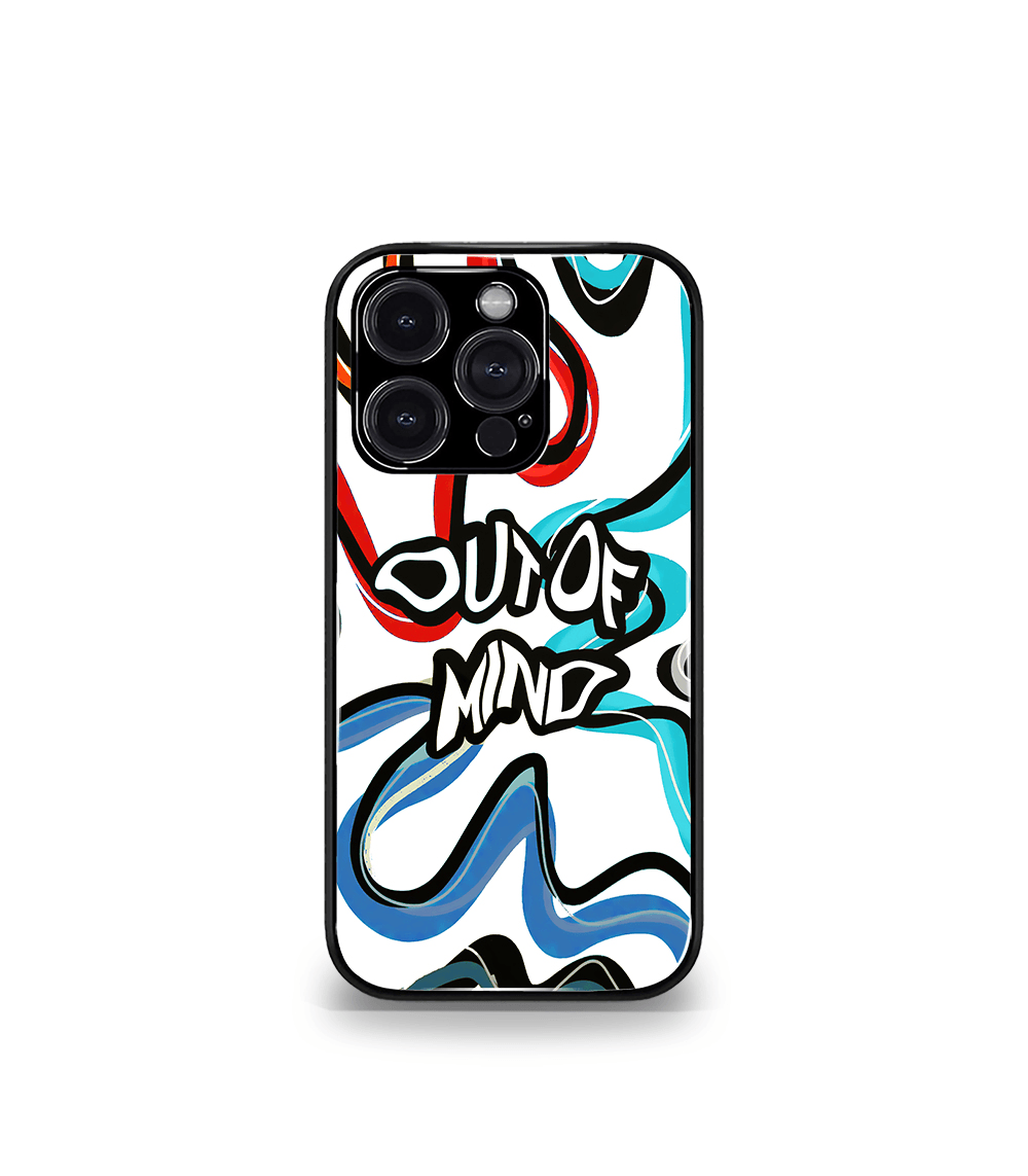 out of mind psych trippy premium glossy case.