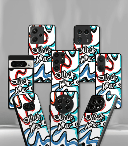 Out Of Mind Psych Trippy Premium Glossy Case.