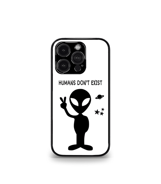 Humans Don't Exist Psych Trippy Premium Glossy Case