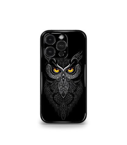 Trippy owl Premium Glossy Case.