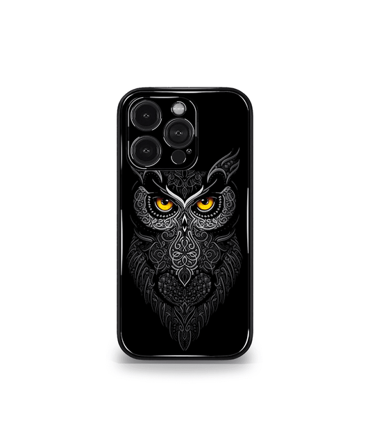 Trippy owl Premium Glossy Case.