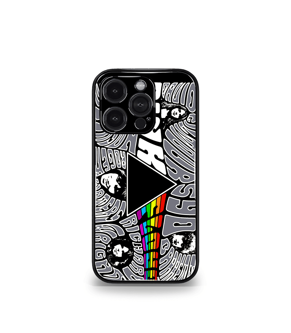 pink floyd prism psych trippy premium glossy case.