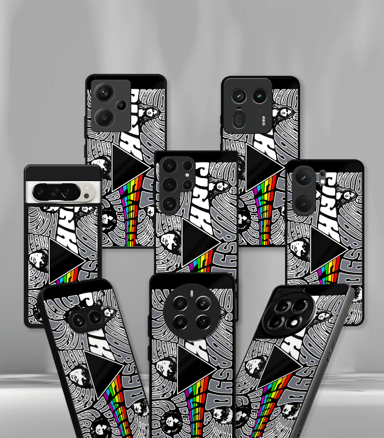 pink floyd prism psych trippy premium glossy case.