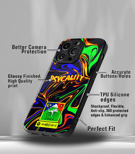 Psycality Psych Trippy Premium Glossy Case.