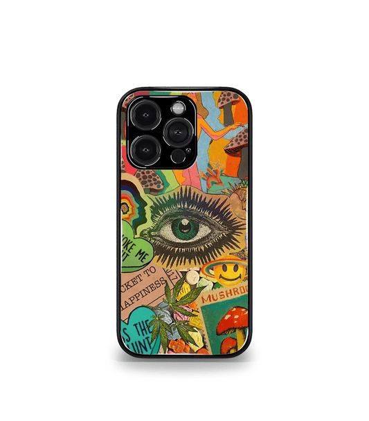 Trippy Eyes Premium Glossy Case.
