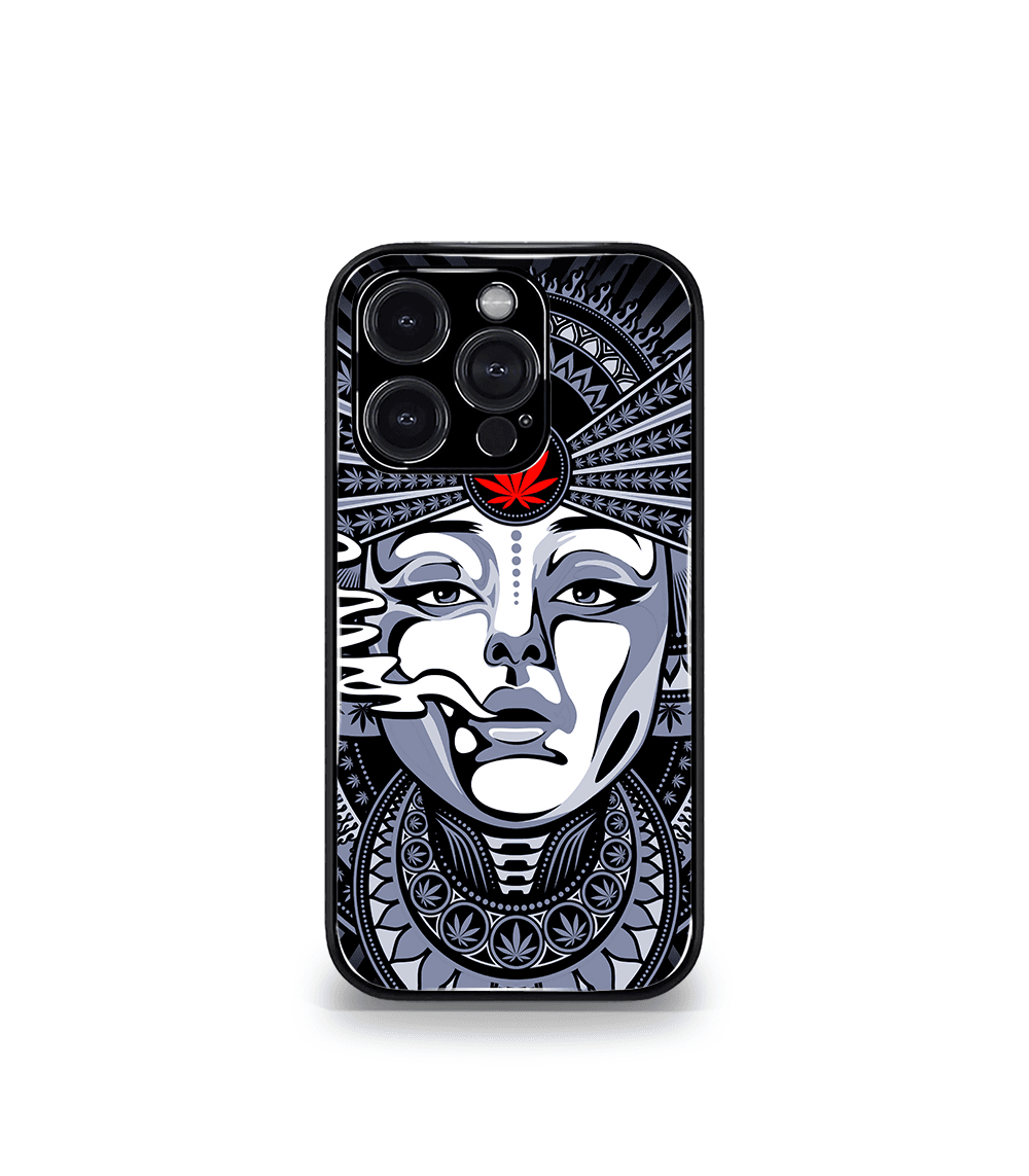 smokie face psych trippy premium glossy case.