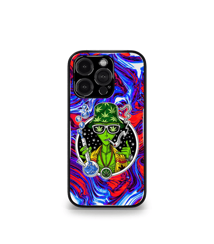 Smokie Alien Psych Trippy Premium Glossy Case.
