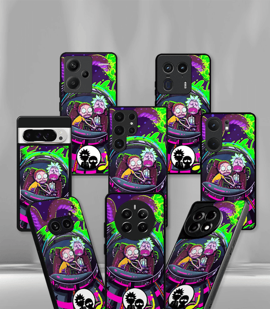 Rick & Morty Psych Trippy Premium Glossy Case.