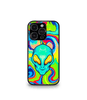 Alien Skull Psych Trippy Premium Glossy Case.