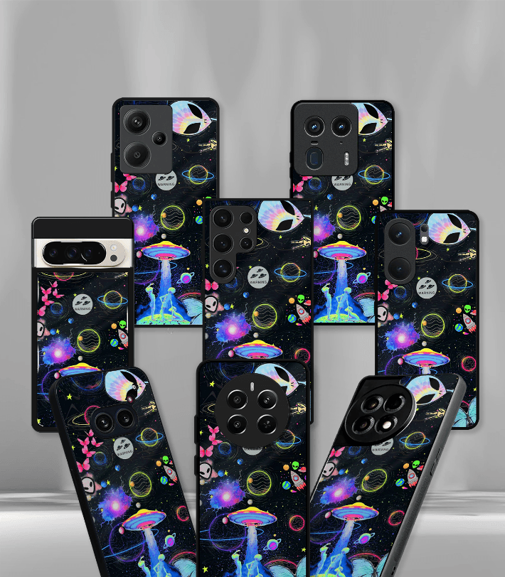 space team psych trippy premium glossy case.