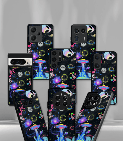 Space Team Psych Trippy Premium Glossy Case.