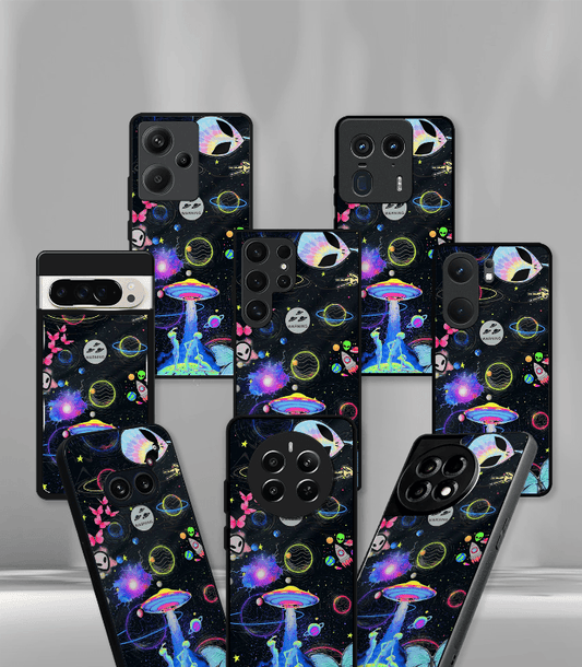 Space Team Psych Trippy Premium Glossy Case.