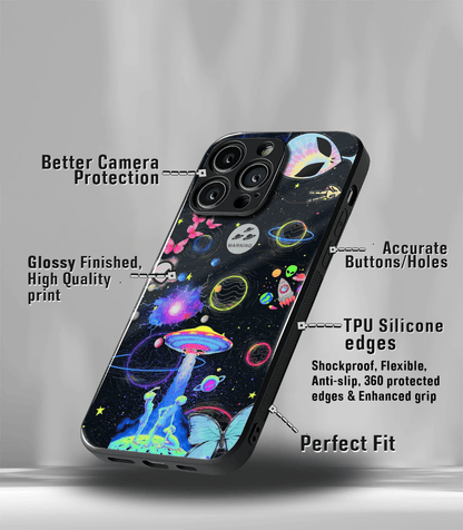 Space Team Psych Trippy Premium Glossy Case.