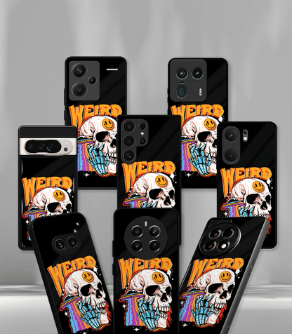 Weird Skull Psych Trippy Premium Glossy Case.