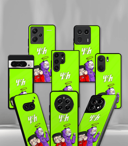 Yeh Green Psych Trippy Premium Glossy Case.