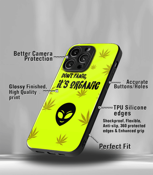 Don’t Panic , it’s Organic Psych Trippy Premium Glossy Case.