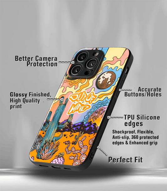 Out of Mind Psych Trippy Premium Glossy Case.