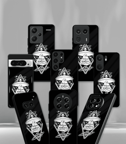 Believe in Yourself Psych Trippy Premium Glossy Case.