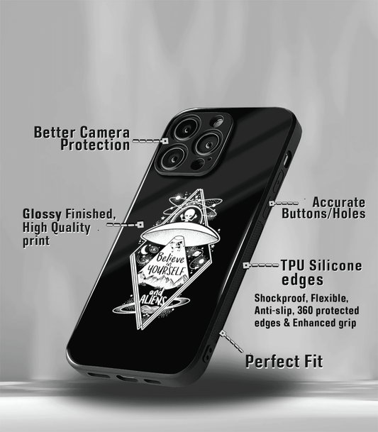 Believe in Yourself Psych Trippy Premium Glossy Case.